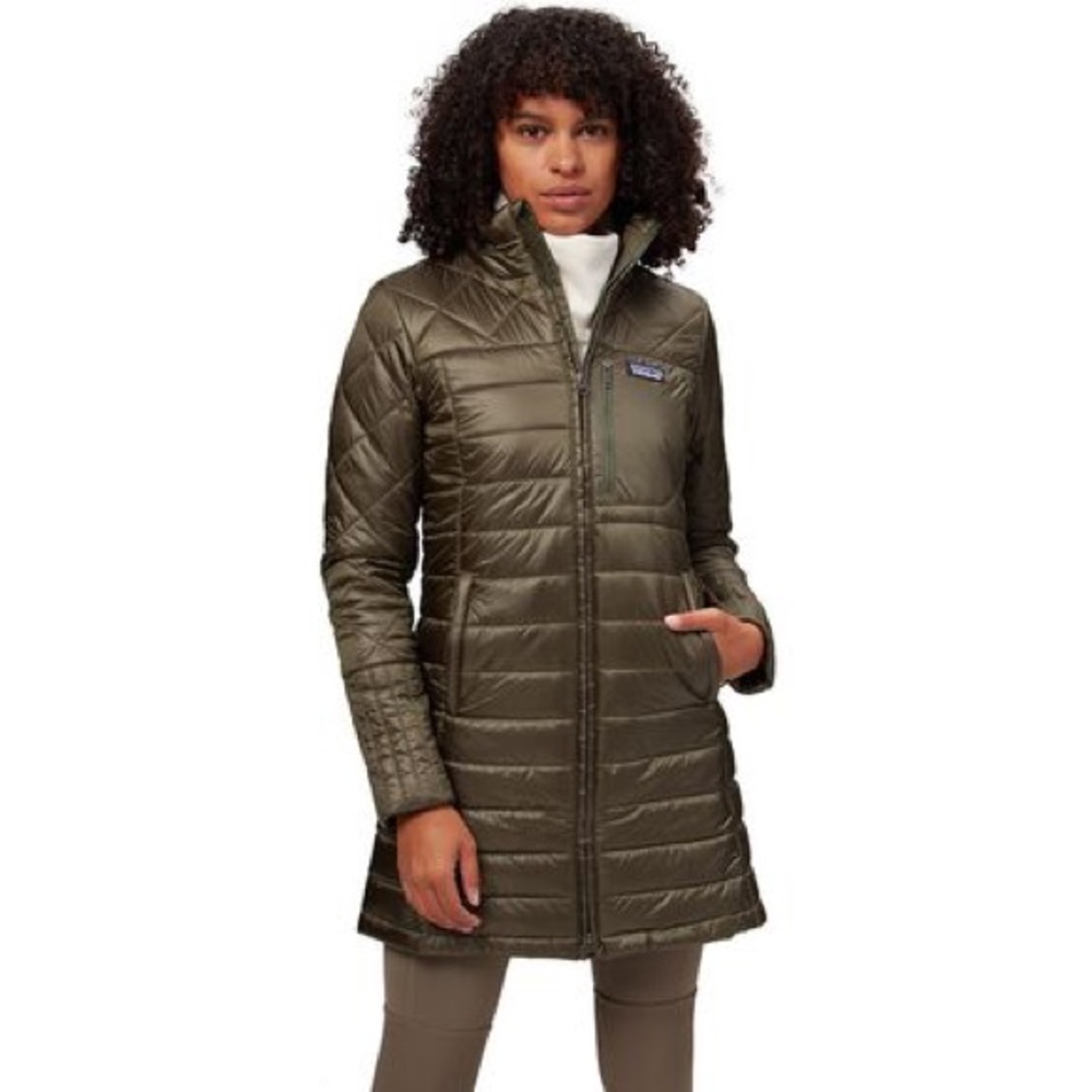 Patagonia Radalie Olive Puffer Jacket Parka